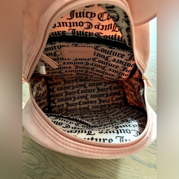 NWT Juicy Couture suede pink backpack main image 5
